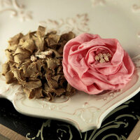 Prima - Dechire Collection - Fabric Flower Embellishments - Ariel