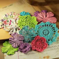 Prima - Love Note Collection - Flower Embellishments - Sweet Fairy