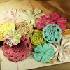 Prima - Love Note Collection - Flower Embellishments - Sparkling Spring