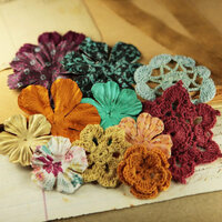 Prima - Love Note Collection - Flower Embellishments - Madeline