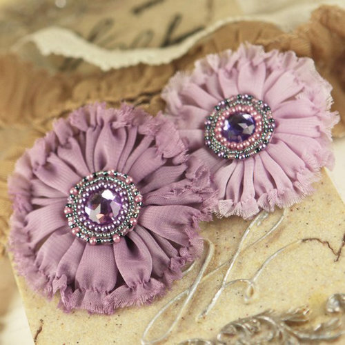 Prima - Regent Collection - Fabric Flower Embellishments - Victoria