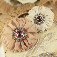 Prima - Regent Collection - Fabric Flower Embellishments - Alder