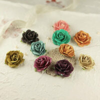 Prima - Sugar Blooms Collection - Flower Embellishments - Melody