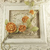 Prima - Summer Carnation 2 Collection - Flower Embellishments - Tangerine