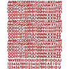 Prima - Pixie Glen Collection - Textured Stickers - Alphabet