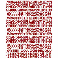 Prima - Pixie Glen Collection - Textured Stickers - Alphabet