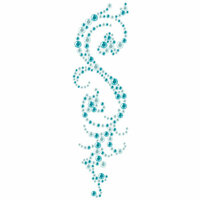 Prima - Say It In Crystals Collection - Self Adhesive Jewel Art - Bling - Swirl - Alla Prima