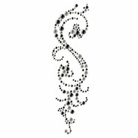 Prima - Say It In Crystals Collection - Self Adhesive Jewel Art - Bling - Swirl - Printery