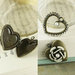 Prima - Tiny Treasures Collection - Metal Embellishments - Hearts Mix 2