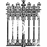 Prima - Clear Acrylic Stamps - Fence