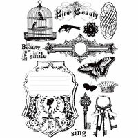 Prima - Londonerry Collection - Cling Mounted Rubber Stamps