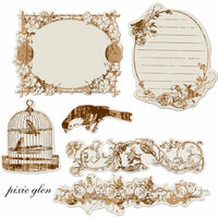 Prima - Pixie Glen Collection - Reflections - Antique Transparent Mirrors