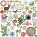 Prima - North Country Collection - Christmas - Chipboard Stickers