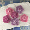 Prima - Harlow Collection - Pleated Fabric Flower Embellishments - Cora