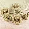 Prima - Parchment Petals Collection - Flower Embellishments - Scroll