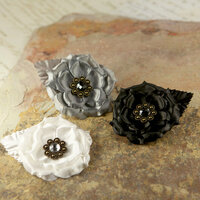 Prima - Miss Kate Collection - Fabric Flower Embellishments - Night Light