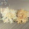 Prima - Le Coque Collection - Feather Flower Embellishments - Pearl