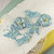 Prima - Melody Collection - Flower Butterfly and Bird Embellishments - Blue