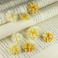 Prima - Gillian Collection - Flower Embellishments - Lemon