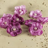 Prima - Bristo Blooms Collection - Fabric Flower Embellishments - Violet