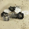 Prima - Bristo Blooms Collection - Fabric Flower Embellishments - Starry Night