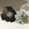 Prima - Gemini Collection - Fabric Flower Embellishments - Twilight