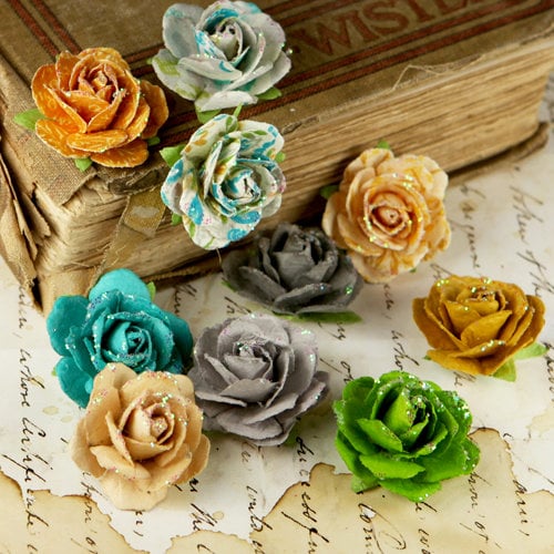 Prima - Coventry Rose Collection - Flower Embellishments - Alla Prima