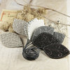 Prima - Vermont Collection - Fabric Leaves Embellishments - Black