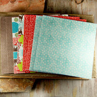 Prima - North Country Collection - Christmas - 6 x 6 Mulberry Paper Pack