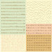 Prima - Songbird Collection - Cardstock Stickers - Alphabet - Typeset