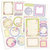 Prima - Meadow Lark Collection - Chipboard Stickers with Glitter Accents