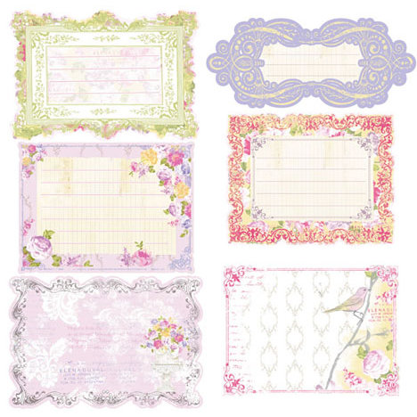 Prima - Meadow Lark Collection - Journaling Notecards