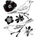 Prima - Meadow Lark Collection - Clear Acrylic Stamps - Mix 2