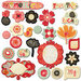 Prima - Doodle-Deux Collection - Chipboard Pieces