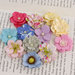Prima - Perle Bebe Collection - Flower Embellishments - Meadow Lark