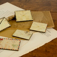 Prima - Wood Embellishments - Envelope