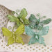 Prima - Mariposa Collection - Fabric Butterfly Embellishments - Meadow