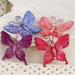 Prima - Mariposa Collection - Fabric Butterfly Embellishments - Berry