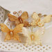 Prima - Mariposa Collection - Fabric Butterfly Embellishments - Topaz