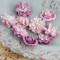 Prima - Miss Godivas Collection - Fabric Flower Embellishments - Lilac