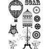 Prima - Cling Mounted Rubber Stamps - Steam Punk