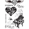Prima - Cling Mounted Rubber Stamps - Musicale