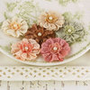 Prima - Manette Collection - Fabric Flower Embellishments - Antique