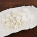 Prima - Laraine Collection - Flower Embellishments - Pearl White