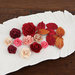 Prima - Laraine Collection - Flower Embellishments - Candy Apple