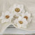Prima - Primmers Collection - Fabric Flower Embellishments - Bleached White