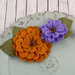 Prima - Cascade Collection - Fabric Flower Embellishments - Autumn