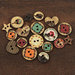 Prima - Romance Novel Collection - Wood Embellishments - Buttons