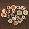 Prima - Rondelle Collection - Wood Embellishments - Buttons