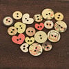 Prima - Tea-Thyme Collection - Wood Embellishments - Buttons